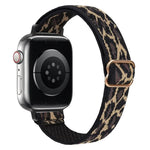 xDfind ラダーバックル 小さめウエスト用伸縮ナイロンウォッチバンド、Apple Watch 42 / 44 / 45 / 46 / 49mm用、Apple Watch 38 / 40 / 41 / S10 42mm用