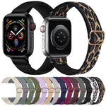 xDfind ラダーバックル 小さめウエスト用伸縮ナイロンウォッチバンド、Apple Watch 42 / 44 / 45 / 46 / 49mm用、Apple Watch 38 / 40 / 41 / S10 42mm用
