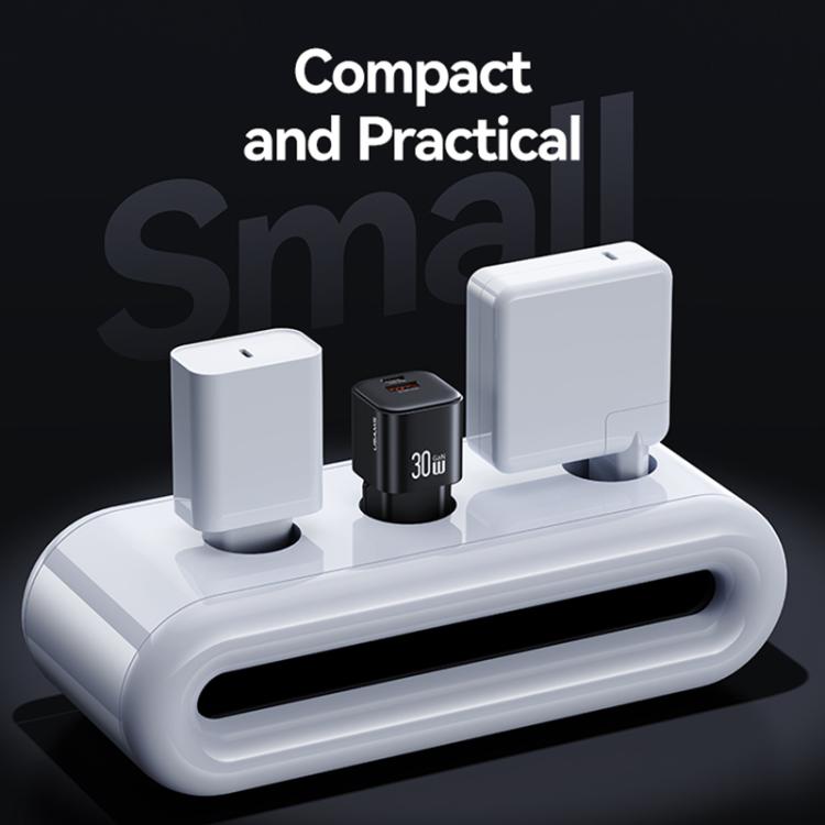USAMS CC263 30W GaN USB-C / Type-C、USB デュアルポート ミニ急速充電器、CC263