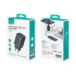 USAMS CC265 67W GaN 2 x Type-C、USB トリプルポート ミニ急速充電器、CC265