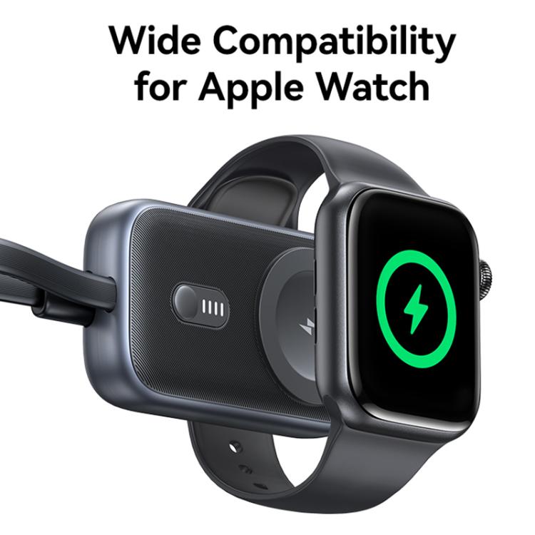Apple Watchシリーズ用 USAMS CD245 1200mAh ポータブルワイヤレスウォッチ充電器（ケーブル付き）、CD245