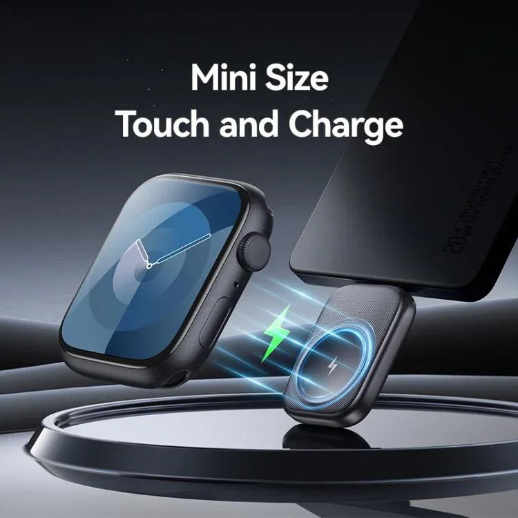 Apple Watchシリーズ用 USAMS CD247 USB-C / Type-Cプラグ ポータブルワイヤレスウォッチ充電器、CD247