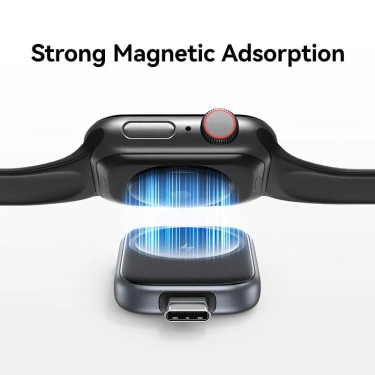Apple Watchシリーズ用 USAMS CD247 USB-C / Type-Cプラグ ポータブルワイヤレスウォッチ充電器、CD247