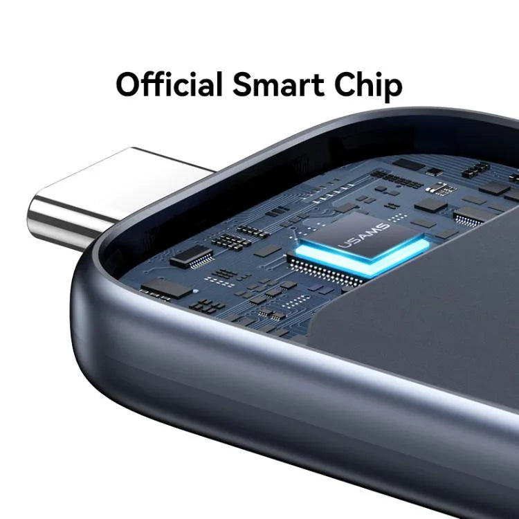 Apple Watchシリーズ用 USAMS CD247 USB-C / Type-Cプラグ ポータブルワイヤレスウォッチ充電器、CD247