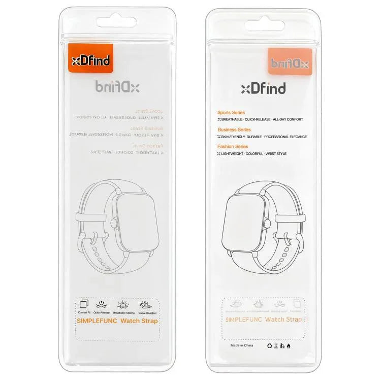 xDfind Two Color Silicone Breathable Watch Band, For Samsung Galaxy Fit 3