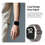 DUX DUCIS Mixture Ultraシリーズ マグネットバックル ナイロン編みストラップ、Apple Watch 42 / 44 / 45 / 46 / 49mm用