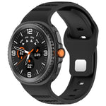 xDfind ラウンドドット シルバースタッズ バックル シリコンウォッチバンド、Samsung Galaxy Watch Ultra/Ultra 2025用、Samsung Galaxy Watch8 / 8 Classic用