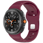 xDfind ラウンドドット シルバースタッズ バックル シリコンウォッチバンド、Samsung Galaxy Watch Ultra/Ultra 2025用、Samsung Galaxy Watch8 / 8 Classic用