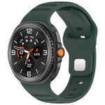 xDfind ラウンドドット シルバースタッズ バックル シリコンウォッチバンド、Samsung Galaxy Watch Ultra/Ultra 2025用、Samsung Galaxy Watch8 / 8 Classic用