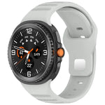 xDfind ラウンドドット シルバースタッズ バックル シリコンウォッチバンド、Samsung Galaxy Watch Ultra/Ultra 2025用、Samsung Galaxy Watch8 / 8 Classic用