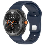 xDfind ラウンドドット シルバースタッズ バックル シリコンウォッチバンド、Samsung Galaxy Watch Ultra/Ultra 2025用、Samsung Galaxy Watch8 / 8 Classic用