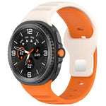 xDfind ラウンドドット シルバースタッズ バックル シリコンウォッチバンド、Samsung Galaxy Watch Ultra/Ultra 2025用、Samsung Galaxy Watch8 / 8 Classic用