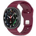 xDfind ラウンドドット シルバースタッズ バックル シリコンウォッチバンド、Samsung Galaxy Watch Ultra/Ultra 2025用、Samsung Galaxy Watch8 / 8 Classic用
