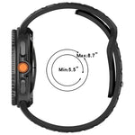 xDfind ラウンドドット シルバースタッズ バックル シリコンウォッチバンド、Samsung Galaxy Watch Ultra/Ultra 2025用、Samsung Galaxy Watch8 / 8 Classic用