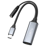 U2 4K 30Hz HDMI から Type-C HD ビデオキャプチャーカード マイクミキサー付き