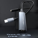 U2 4K 30Hz HDMI から Type-C HD ビデオキャプチャーカード マイクミキサー付き