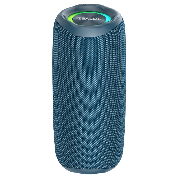 Zealot MP2 20W ポータブルアウトドアRGB Bluetoothスピーカー マイクなし（ブルー）、マイクなし（カモフラージュ）、マイクなし（ブラック）