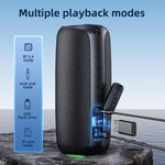 Zealot MP2 20W ポータブルアウトドアRGB Bluetoothスピーカー マイクなし（ブルー）、マイクなし（カモフラージュ）、マイクなし（ブラック）