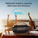 Zealot P12 60W ポータブルハンドヘルドアウトドアRGB Bluetoothスピーカー P12、PT12