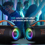 Zealot P12 60W ポータブルハンドヘルドアウトドアRGB Bluetoothスピーカー P12、PT12