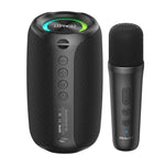 Zealot M2 8W ポータブルアウトドアRGB Bluetoothスピーカー マイク2本付き マイク1本付き