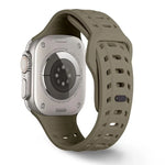 サメ模様穴あきシリコンウォッチバンド、Apple Watch 46mm / 49mm / 45mm / 44mm用