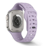 サメ模様穴あきシリコンウォッチバンド、Apple Watch 46mm / 49mm / 45mm / 44mm用