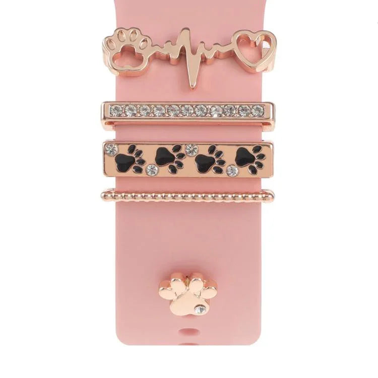 Smart Watch Band Decorative Ring Metal Accessories