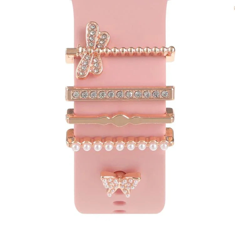 Smart Watch Band Decorative Ring Metal Accessories