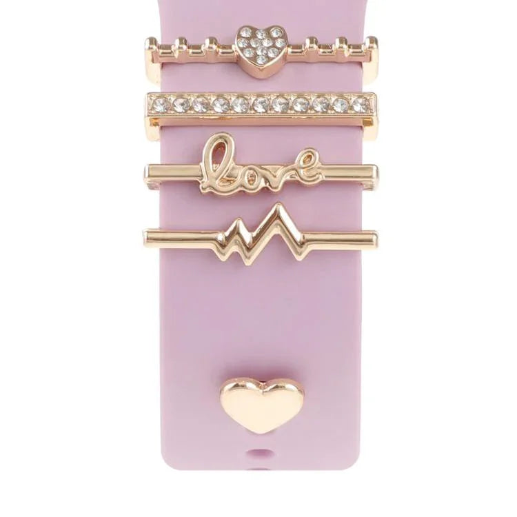 Smart Watch Band Decorative Ring Metal Accessories