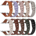xDfind ダブルリングシングルリベット 本革ウォッチバンド、Apple Watch 42 / 44 / 45 / 46 / 49mm用、Apple Watch 38 / 40 / 41 / S10 42mm用