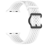 xDfind 通気性シリコンウォッチバンド、Apple Watch 42 / 44 / 45 / 46 / 49mm用、Apple Watch 38 / 40 / 41 / S10 42mm用