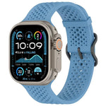 xDfind 通気性シリコンウォッチバンド、Apple Watch 42 / 44 / 45 / 46 / 49mm用、Apple Watch 38 / 40 / 41 / S10 42mm用