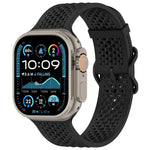 xDfind 通気性シリコンウォッチバンド、Apple Watch 42 / 44 / 45 / 46 / 49mm用、Apple Watch 38 / 40 / 41 / S10 42mm用