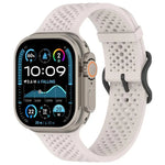 xDfind 通気性シリコンウォッチバンド、Apple Watch 42 / 44 / 45 / 46 / 49mm用、Apple Watch 38 / 40 / 41 / S10 42mm用