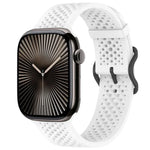 xDfind 通気性シリコンウォッチバンド、Apple Watch 42 / 44 / 45 / 46 / 49mm用、Apple Watch 38 / 40 / 41 / S10 42mm用