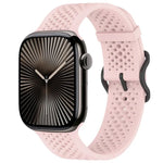 xDfind 通気性シリコンウォッチバンド、Apple Watch 42 / 44 / 45 / 46 / 49mm用、Apple Watch 38 / 40 / 41 / S10 42mm用