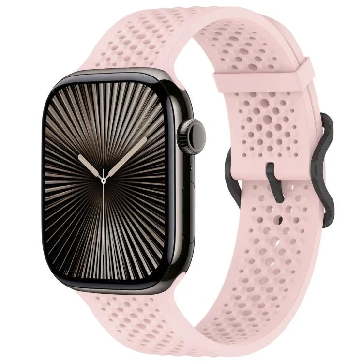 xDfind 通気性シリコンウォッチバンド、Apple Watch 42 / 44 / 45 / 46 / 49mm用、Apple Watch 38 / 40 / 41 / S10 42mm用