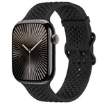 xDfind 通気性シリコンウォッチバンド、Apple Watch 42 / 44 / 45 / 46 / 49mm用、Apple Watch 38 / 40 / 41 / S10 42mm用