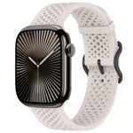 xDfind 通気性シリコンウォッチバンド、Apple Watch 42 / 44 / 45 / 46 / 49mm用、Apple Watch 38 / 40 / 41 / S10 42mm用