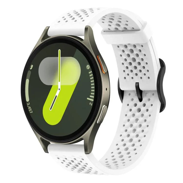 xDfind 通気性シリコンウォッチバンド、Samsung Galaxy Watch Ultra / Ultra 2025用、Samsung Galaxy Watch8 / 8 Classic用、Samsung Galaxy Watch 7 / 6 / 5 / FE用