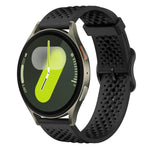 xDfind 通気性シリコンウォッチバンド、Samsung Galaxy Watch Ultra / Ultra 2025用、Samsung Galaxy Watch8 / 8 Classic用、Samsung Galaxy Watch 7 / 6 / 5 / FE用