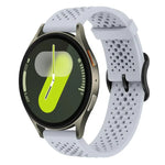 xDfind 通気性シリコンウォッチバンド、Samsung Galaxy Watch Ultra / Ultra 2025用、Samsung Galaxy Watch8 / 8 Classic用、Samsung Galaxy Watch 7 / 6 / 5 / FE用