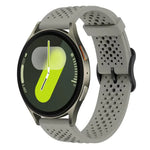 xDfind 通気性シリコンウォッチバンド、Samsung Galaxy Watch Ultra / Ultra 2025用、Samsung Galaxy Watch8 / 8 Classic用、Samsung Galaxy Watch 7 / 6 / 5 / FE用