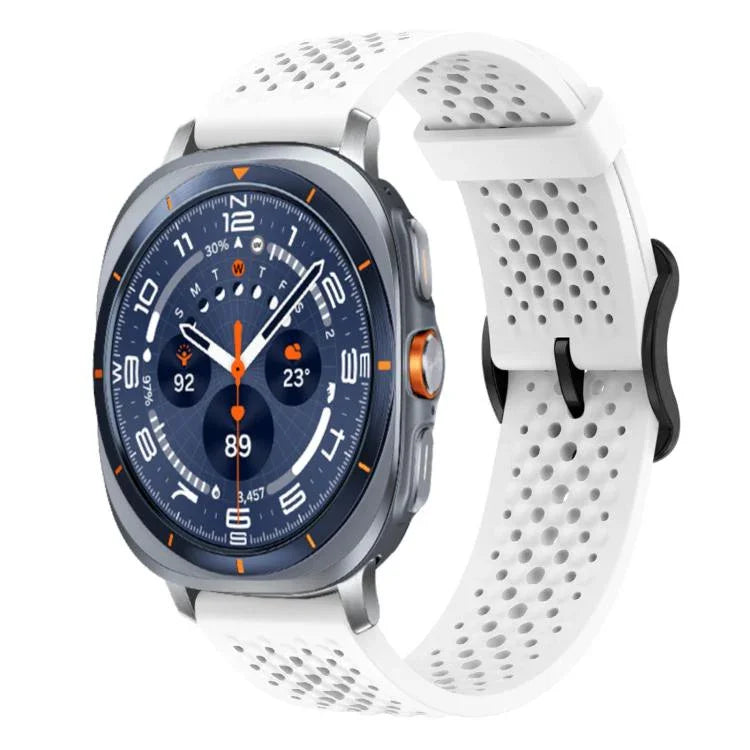 xDfind 通気性シリコンウォッチバンド、Samsung Galaxy Watch Ultra / Ultra 2025用、Samsung Galaxy Watch8 / 8 Classic用、Samsung Galaxy Watch 7 / 6 / 5 / FE用