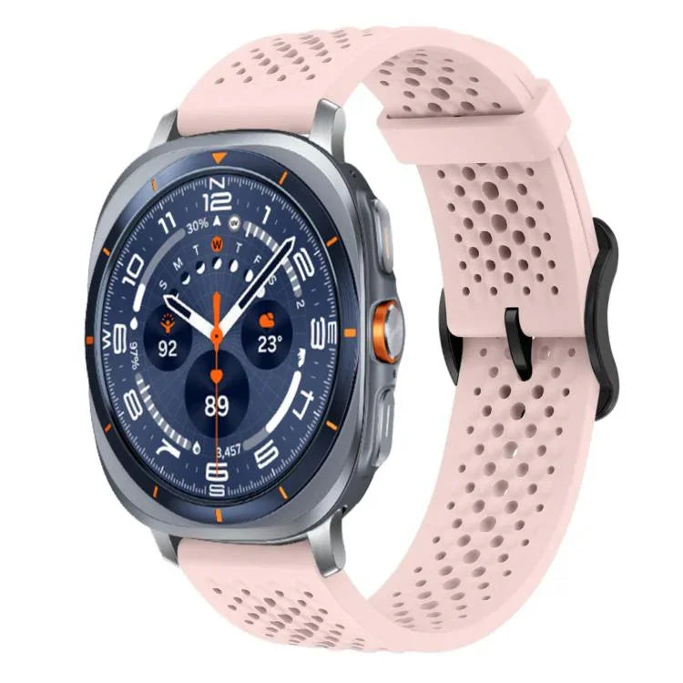 xDfind 通気性シリコンウォッチバンド、Samsung Galaxy Watch Ultra / Ultra 2025用、Samsung Galaxy Watch8 / 8 Classic用、Samsung Galaxy Watch 7 / 6 / 5 / FE用