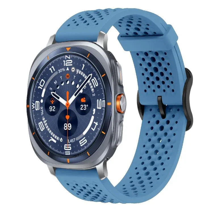 xDfind 通気性シリコンウォッチバンド、Samsung Galaxy Watch Ultra / Ultra 2025用、Samsung Galaxy Watch8 / 8 Classic用、Samsung Galaxy Watch 7 / 6 / 5 / FE用