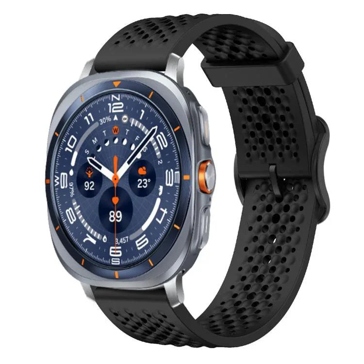 xDfind 通気性シリコンウォッチバンド、Samsung Galaxy Watch Ultra / Ultra 2025用、Samsung Galaxy Watch8 / 8 Classic用、Samsung Galaxy Watch 7 / 6 / 5 / FE用