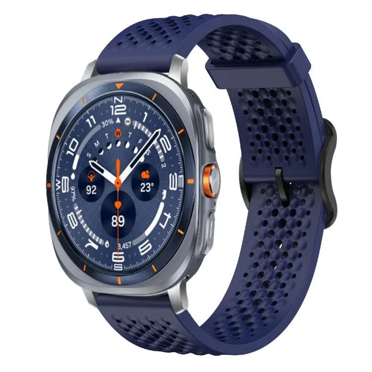xDfind 通気性シリコンウォッチバンド、Samsung Galaxy Watch Ultra / Ultra 2025用、Samsung Galaxy Watch8 / 8 Classic用、Samsung Galaxy Watch 7 / 6 / 5 / FE用