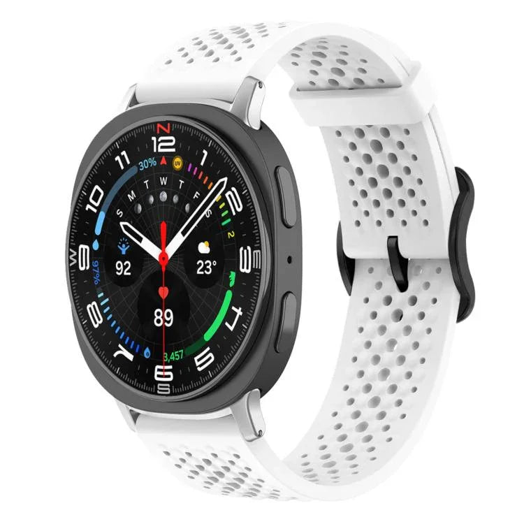xDfind 通気性シリコンウォッチバンド、Samsung Galaxy Watch Ultra / Ultra 2025用、Samsung Galaxy Watch8 / 8 Classic用、Samsung Galaxy Watch 7 / 6 / 5 / FE用